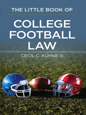 cover image of The Little Book of College Football Law